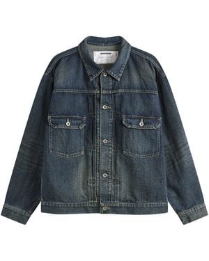 Neighborhood Rigid Denim Type-2 Jacket in Black for Men | Lyst