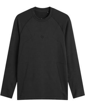 REPRESENT 247 Seamless Long Sleeve Top - Black