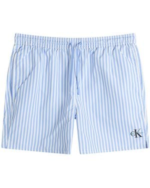 Calvin Klein Drawstring Swim Shorts - Blue