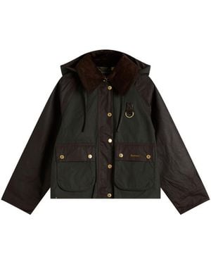 Barbour Reighton Wax Jacket - Black