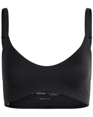 Nike X Skims Matte Micro Scoop Bra - Black
