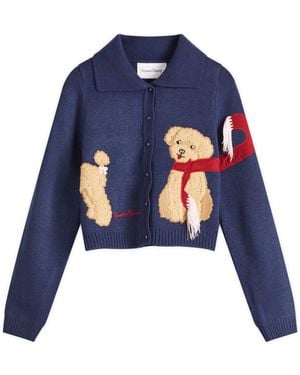 House Of Sunny Windy Day Tripper Cardigan - Blue