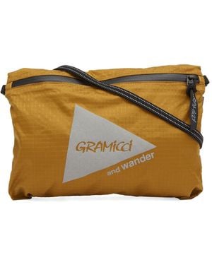 Gramicci X And Wander Nylon Sacoche - Natural