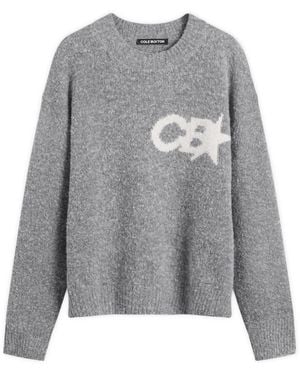 Cole Buxton Cb Star Knit Jumper - Grey