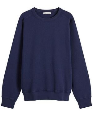 YMC Textured Almost Grown Sweatshirt - Blue