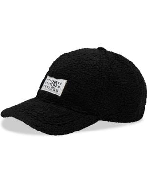 Maison Margiela Mm6 Fleece Cap - Black