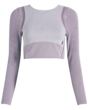 On Shoes Studio Knit Lg-T Crop - Purple