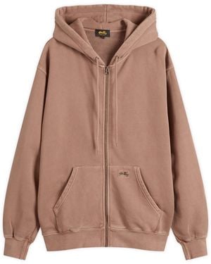 Stan Ray Patch Zip Hoodie - Brown