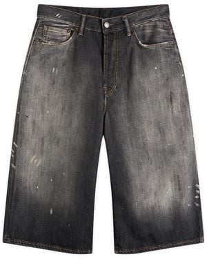 Acne Studios Judda Trafalgar Denim Shorts - Gray