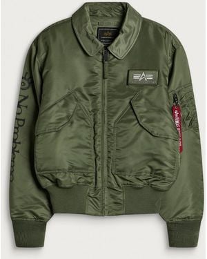 No Problemo Np X Alpha Industries Ancient Findings Jacket - Green