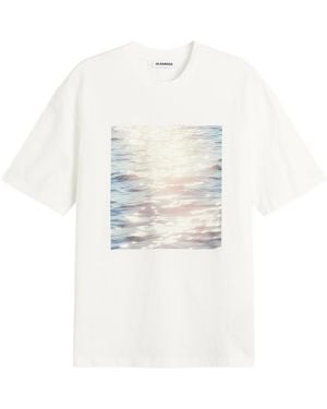 Jil Sander Wanderlust T-Shirt With Photograph Print - White