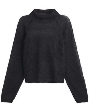 Stel Turtle Neck Knit Sweater - Black