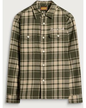 Human Made Flannel Check Shirt - Green