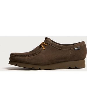 Clarks Suede Wallabee Gtx - Brown