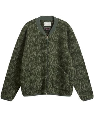 Universal Works End. X Snug Bomber Jacket - Green