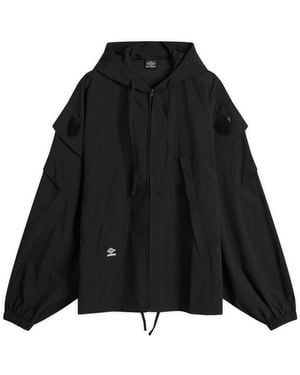 Umbro by Slam Jam Tactical Windbreaker - Black
