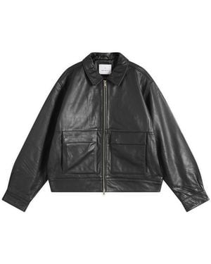 Edwin Leather Dogma Jacket - Black