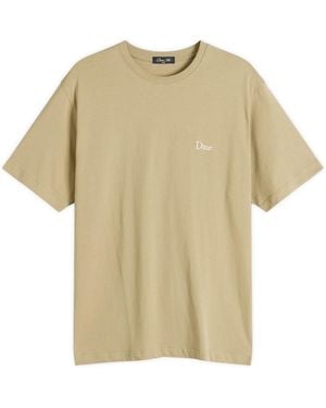 Dime Classic Small Logo T-Shirt - Natural