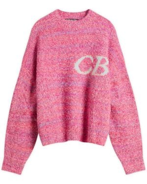 Cole Buxton Boucle Logo Sweatshirt - Pink