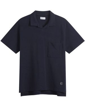Universal Works Piquet Vacation Polo - Blue