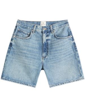 Anine Bing Heath Denim Short - Blue