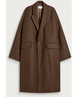 Maison Margiela Oversized Cocooning Coat Jacket - Brown