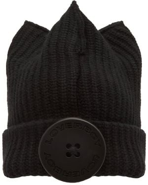 Charles Jeffrey Box Beanie - Black