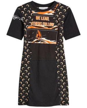 Marine Serre Mini Dress - Black