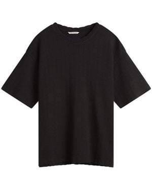 A Kind Of Guise Thuy Open Knit T-Shirt - Black