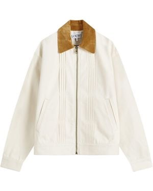 Loewe Denim Work Jacket - White