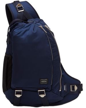 Comme des Garçons X Porter Yoshida Backpack - Blue