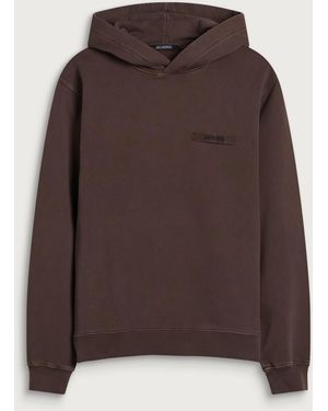 Jacquemus Grosgrain Logo Hoodie - Brown
