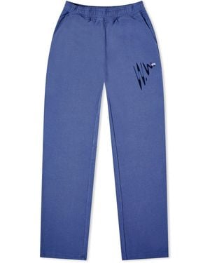 WOOD WOOD Richard Shadow Sweatpants - Blue