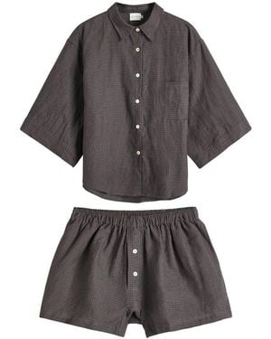 Deiji Studios Linen 03 Set - Grey