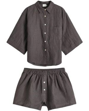 Deiji Studios Linen 03 Set - Grey