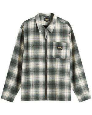 Stan Ray Zip Overshirt Plaid - Green