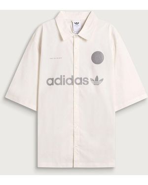 adidas X Song For The Mute Adi008 Shorts Sleeve Shirt - Natural