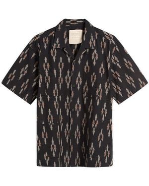 Kardo Pedro Handwoven Vacation Shirt - Black