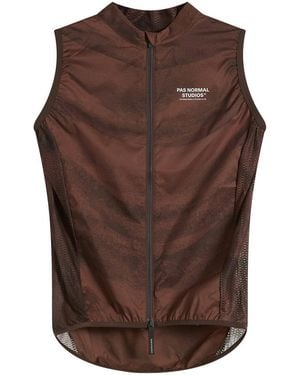 Pas Normal Studios Mechanism Stow Away Gilet - Brown