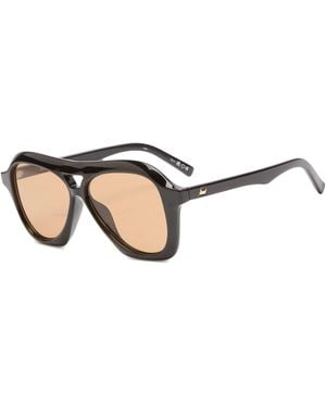 Le Specs Drizzle Sunglasses - Brown