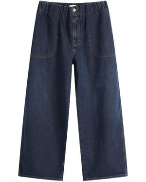 Closed Wylan Ruched Waist Jeans - Blue