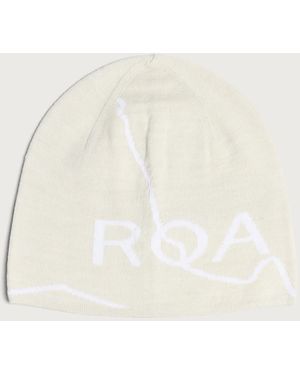 ROA Logo Wool Beanie - White