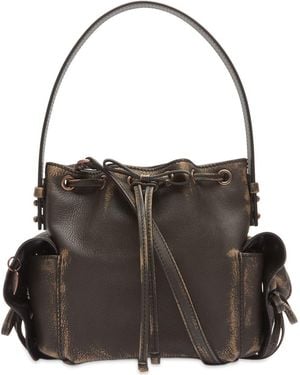 Acne Studios Multipocket Mini Bucket Bag - Black