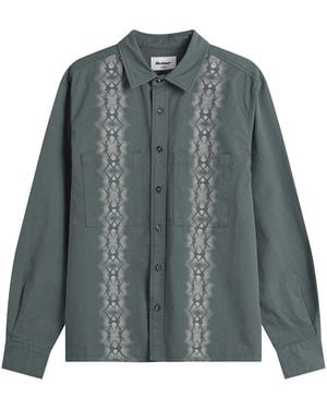 Butter Goods Fade Button Up Shirt - Grey