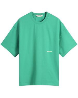 About Blank 20Th Anniversary Box T-Shirt - Green