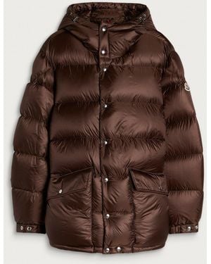 Moncler Orelith Shorts Micro Ripstop Parka Jacket - Brown