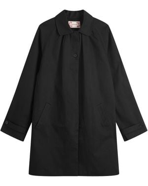 Peachy Den Cheri Mac Coat - Black