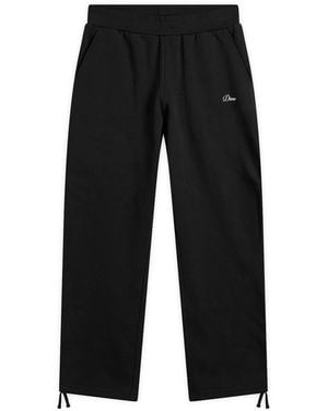 Dime Cursive Small Logo Joggers - Black