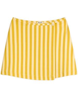 Bode Medalist Skirt - Yellow