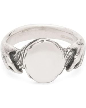 Frederick Grove Arlington Signet Ring - Metallic